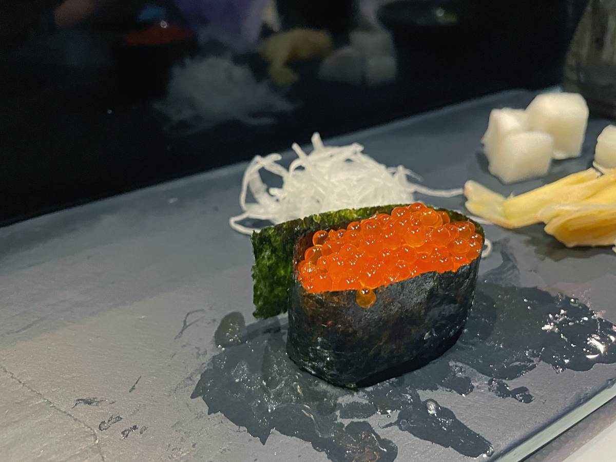 永和美食Hana錵鑶日本料理握壽司套餐鮭魚卵壽司