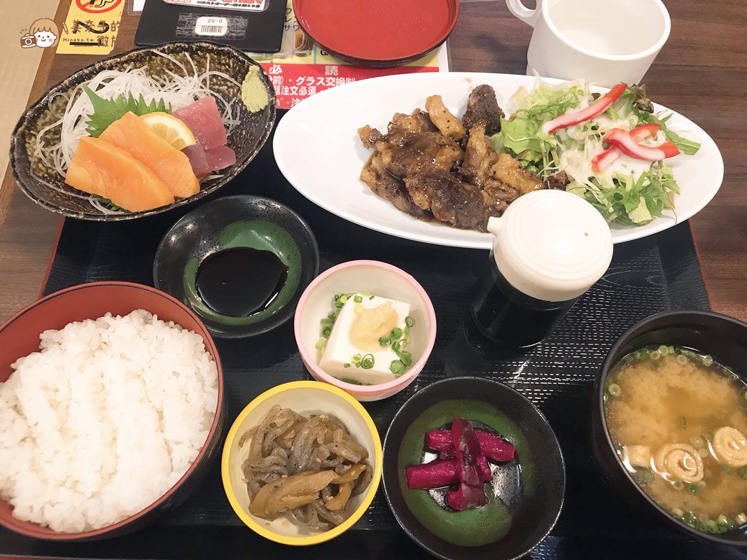 日本泡湯極樂湯宮崎店晚餐定食