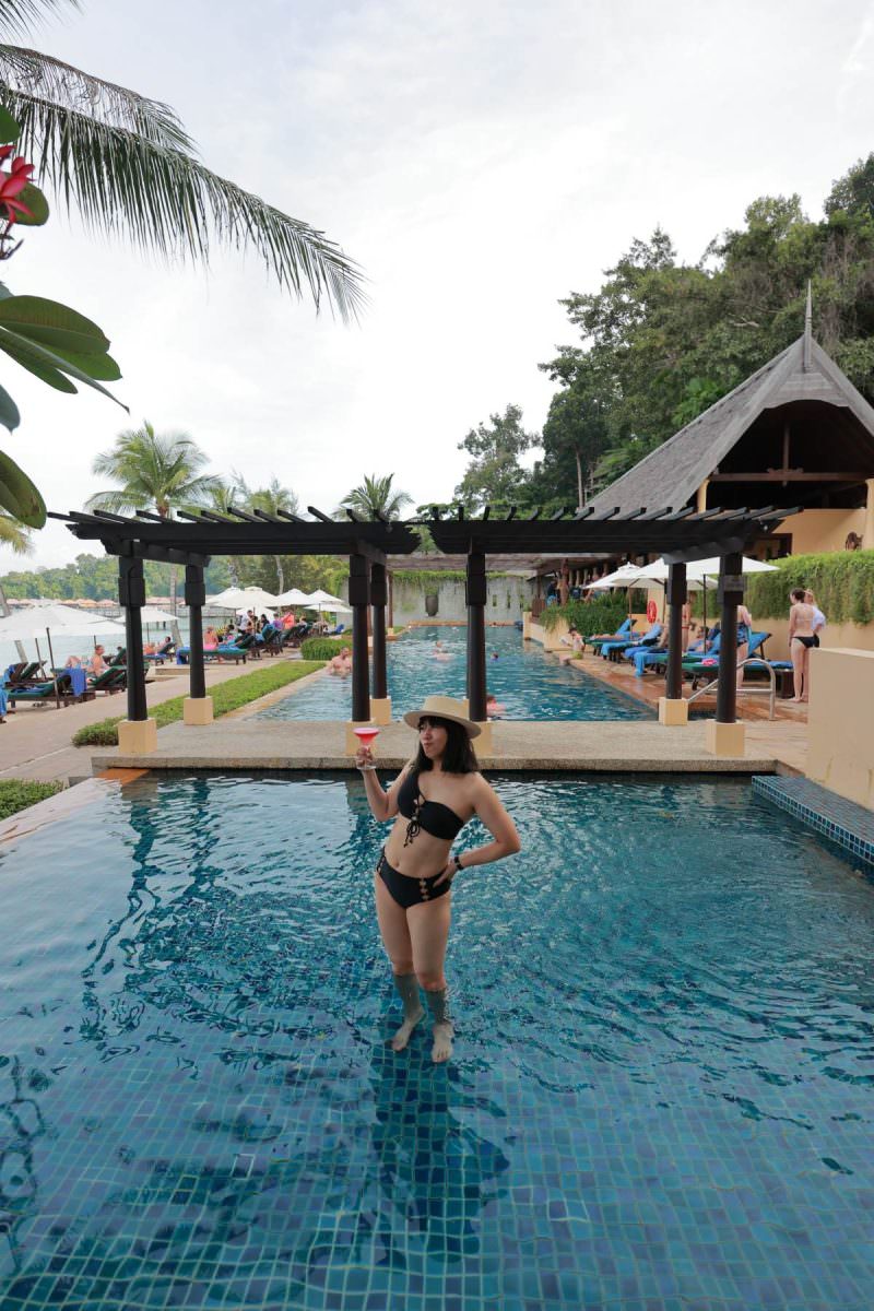 沙巴住宿：Gaya Island Resort 加雅島渡假村泳池