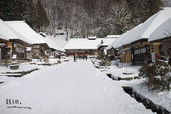 福島景點大內宿|復古的合掌村雪景