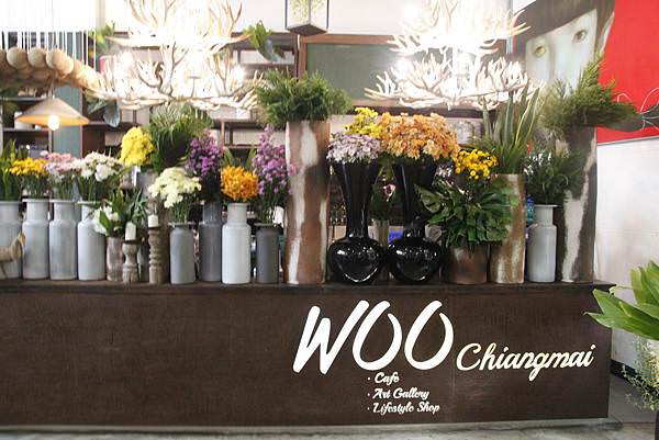 清邁美食結合花藝的咖啡廳Woo Cafe