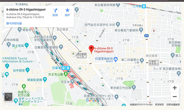 東京便宜住宿推薦青年旅館Owl Hotel Tokyo地圖
