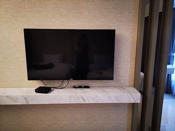 宜蘭礁溪葛瑪蘭溫泉飯店雙人房電視機