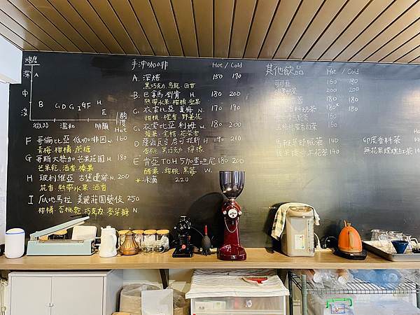 大山咖啡店｜台北咖啡廳菜單