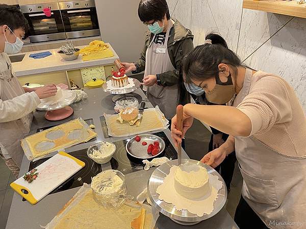 台北料理教室草莓戚風蛋糕課程