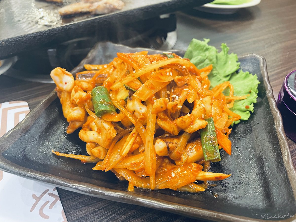 韓式料理慶州館辣炒魷魚