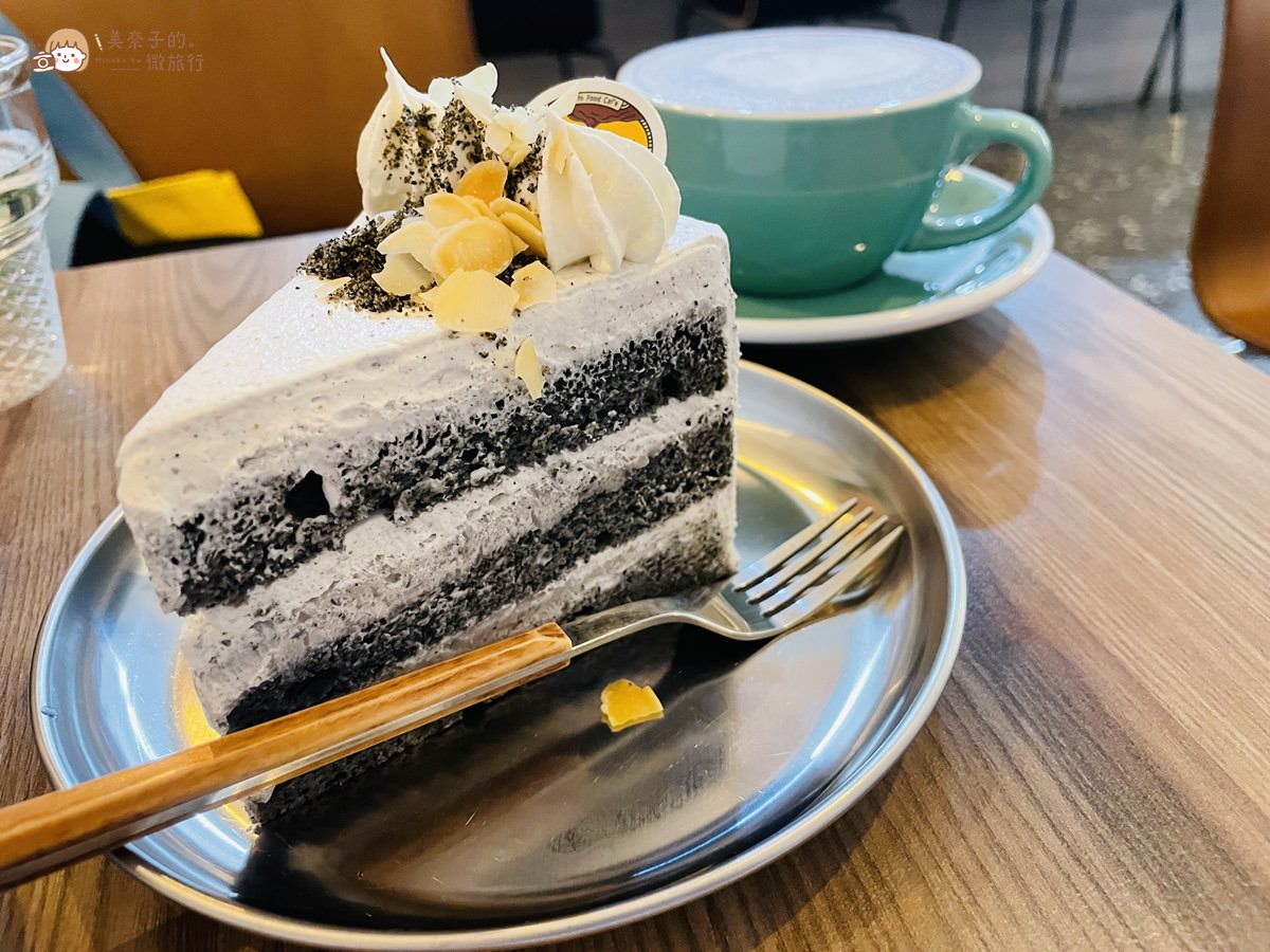 永和早午餐有福咖啡芝麻戚風