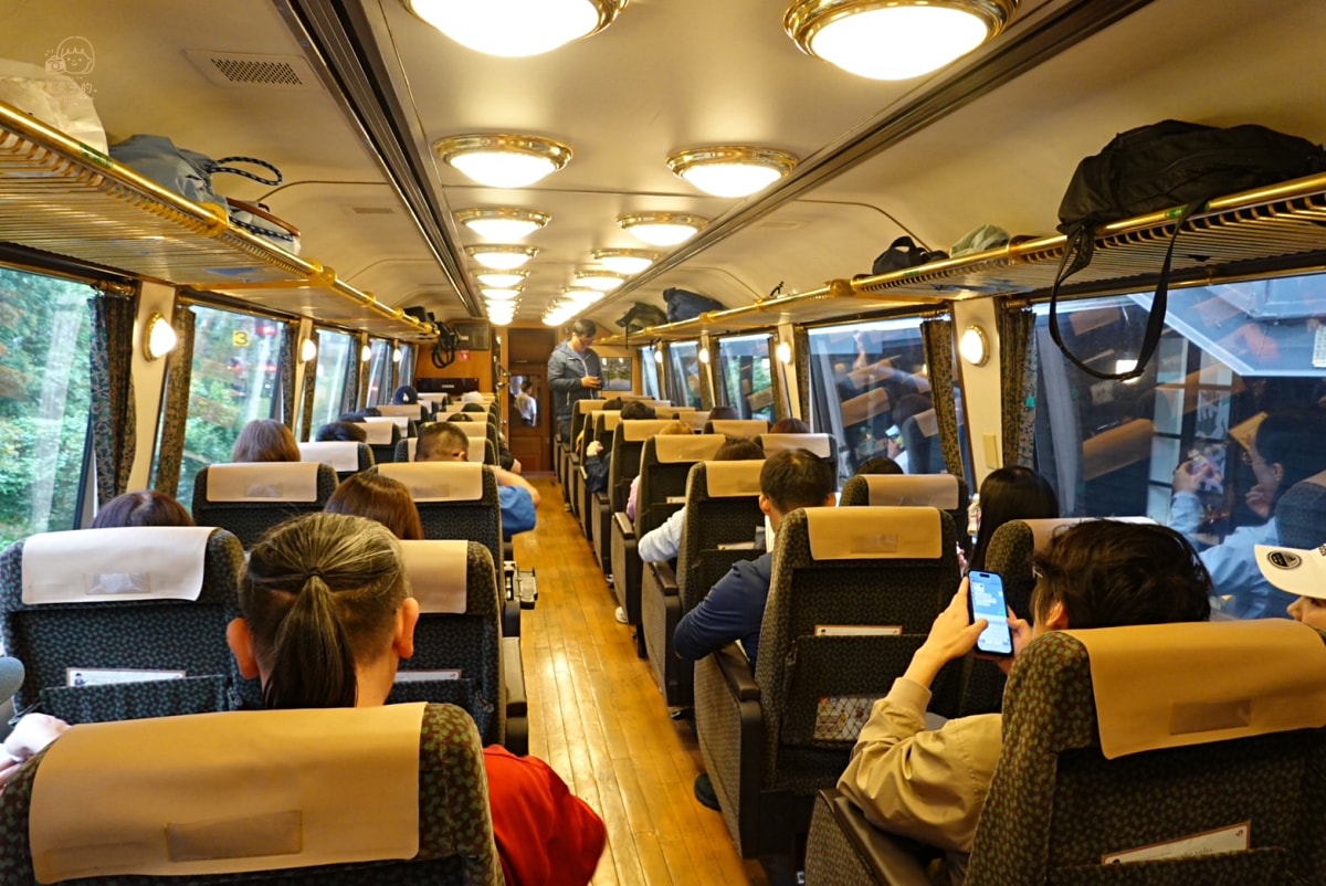 由布院之森車廂：座位車廂
