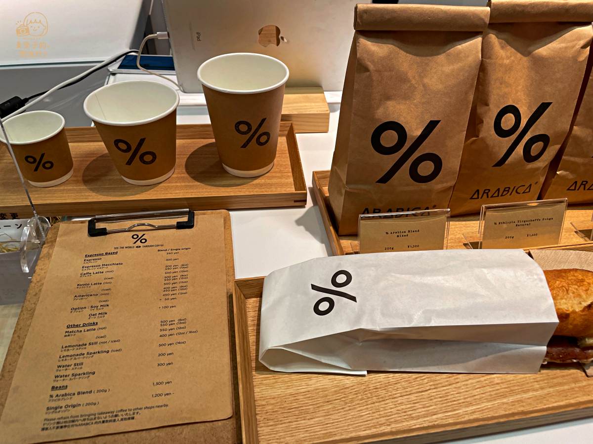 京都咖啡% Arabica菜單