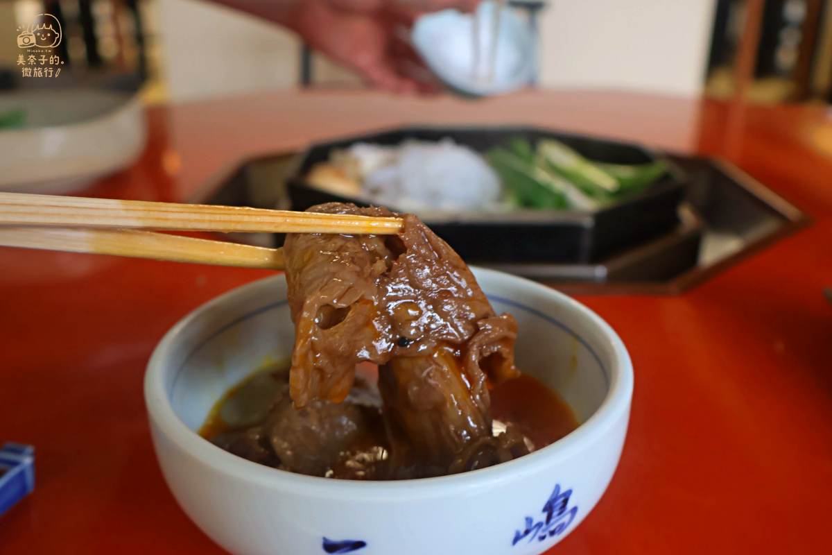 京都美食｜三嶋亭壽喜燒午間套餐和牛牛肉