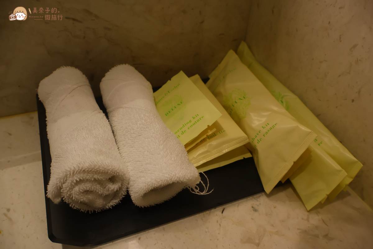 沙巴住宿|亞庇希爾頓飯店雙人房衛浴一次備品