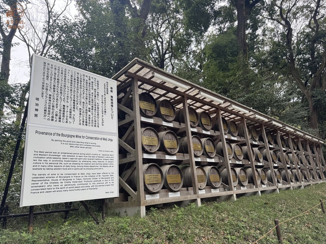 明治神宮酒樽牆西洋酒