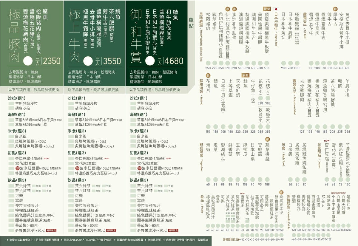 【茶六燒肉】2025最新台中新朝富店菜單:完勝屋馬的輕井澤品牌(線上訂位方式) - 第6張圖 台中茶六燒肉新朝富店2025最新菜單