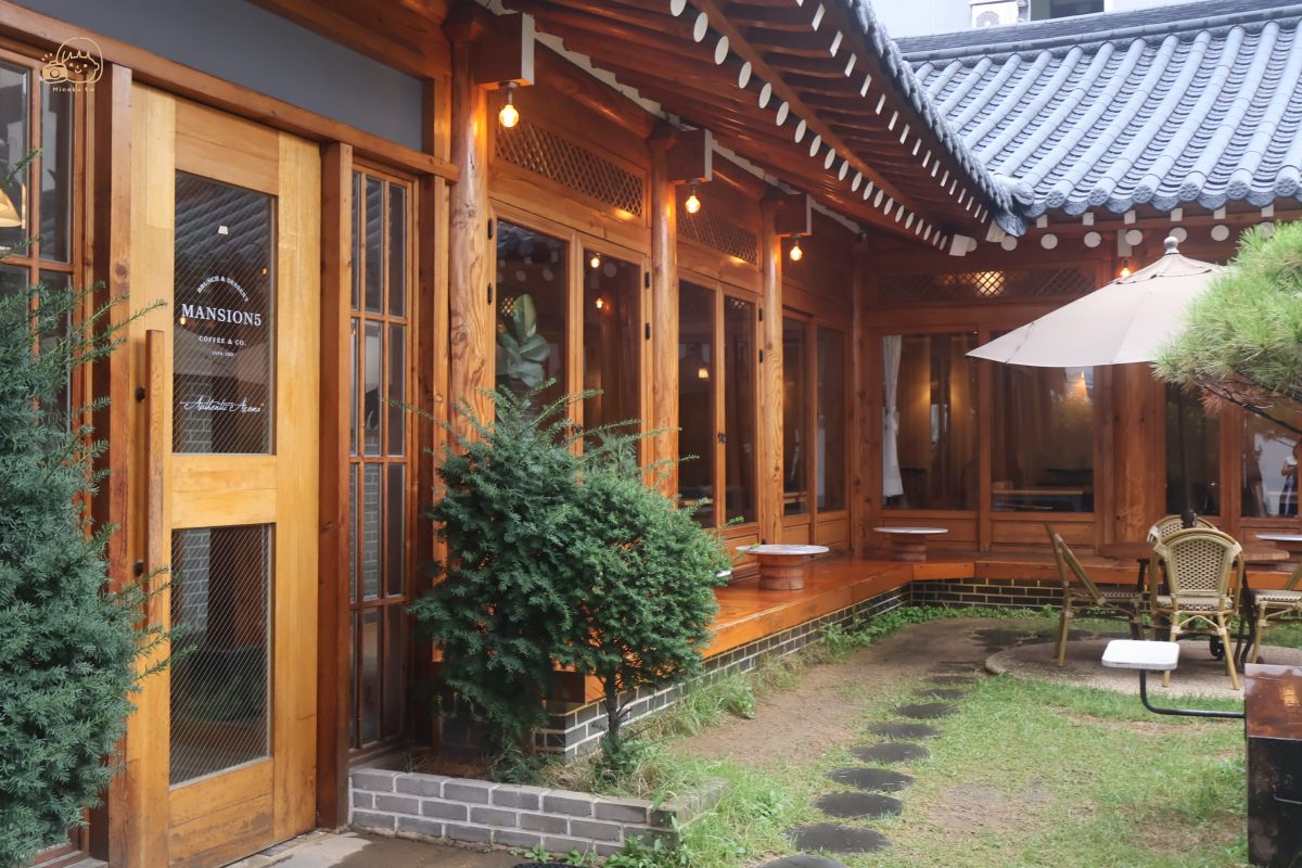 大邱自由行美食｜Mansion 5 韓屋咖啡廳庭院