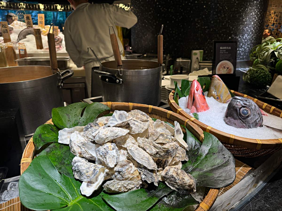 台北晶華酒店吃到飽海鮮生魚片、握壽司、日本料理