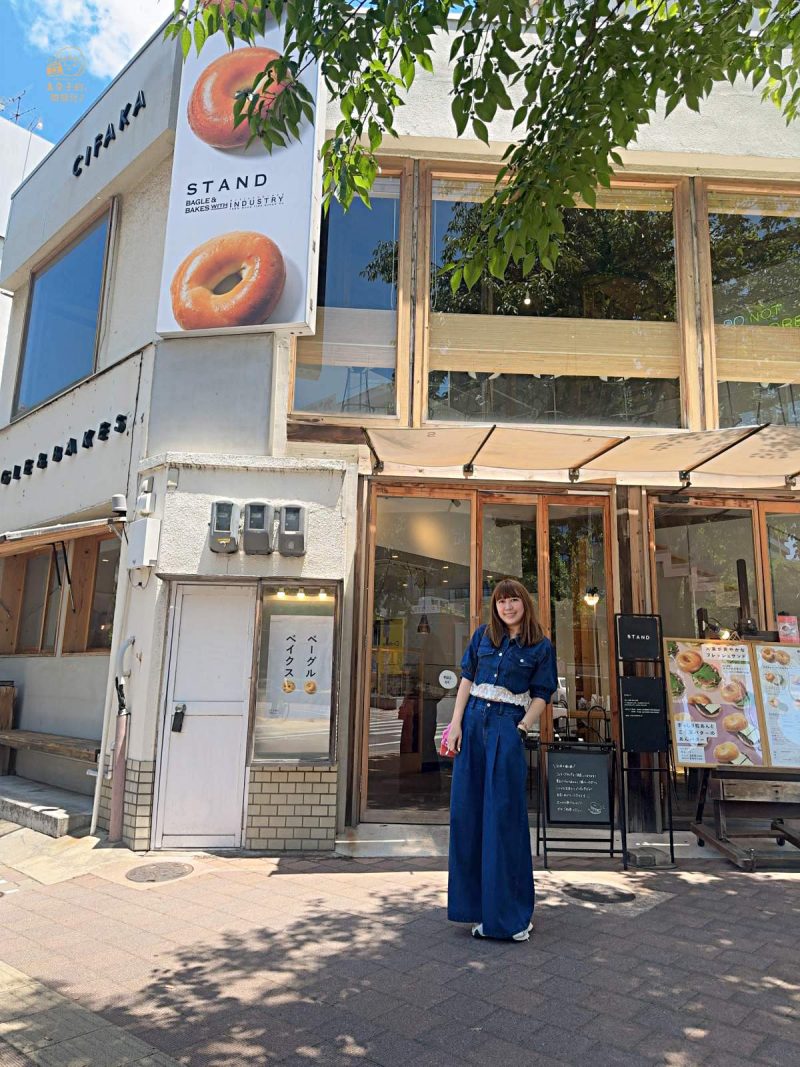 日本岡山美食推薦 #1 貝果咖啡廳：STAND