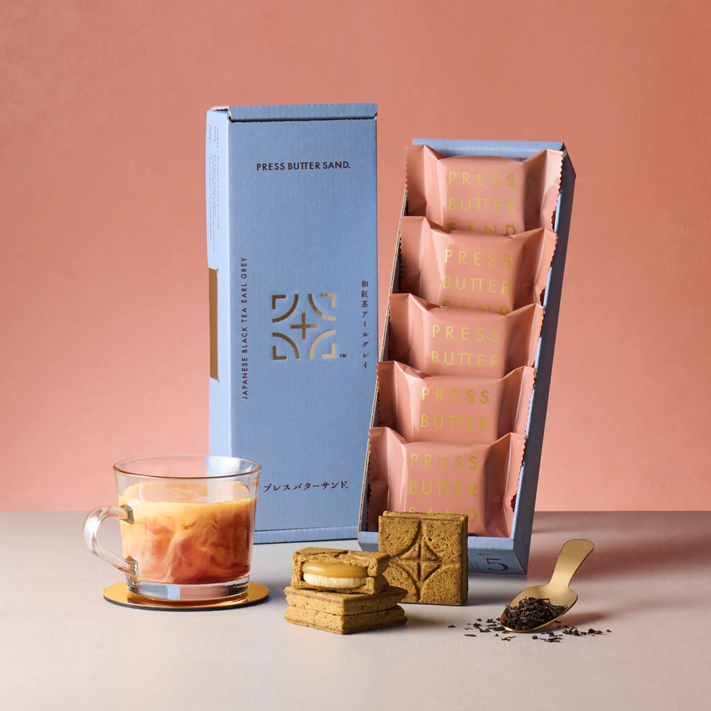 PRESS BUTTER SAND｜2025限定口味：和紅茶伯爵茶