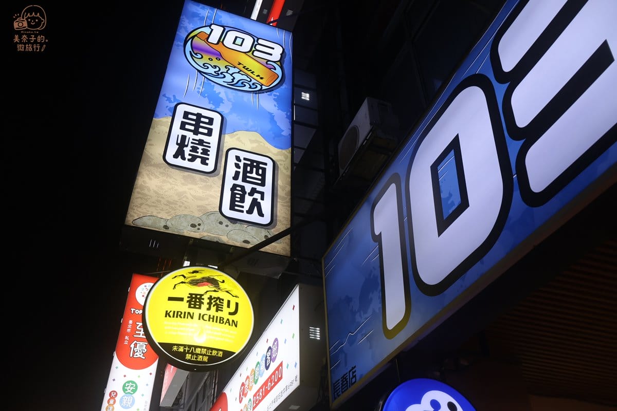 中山區美食｜103串燒、酒飲地理位置與交通方式