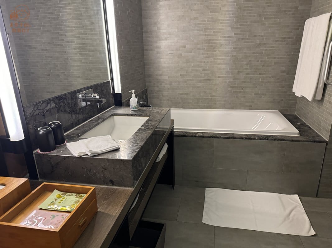 台南住宿| 台南晶英酒店 海東客房衛浴設備
