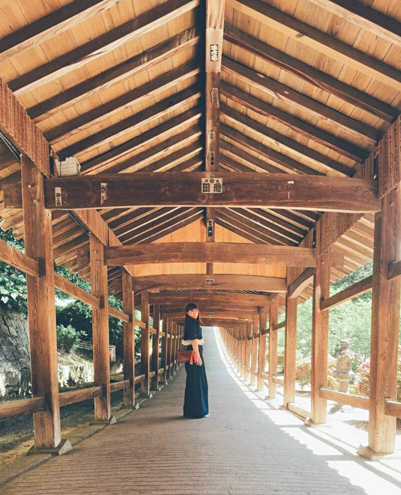 吉備津神社特色迴廊