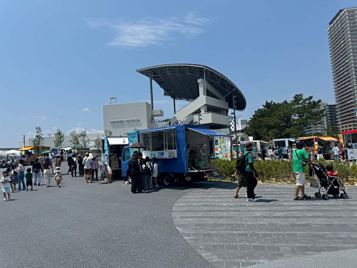 神戶親子景點須磨海洋世界餐車