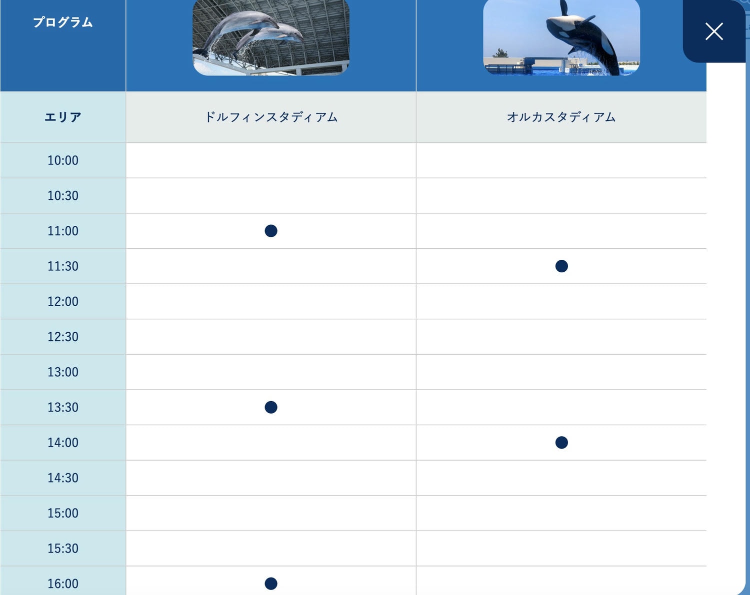 神戶須磨海洋世界表演時間