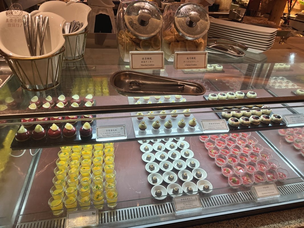 台北大倉久和飯店歐風館吃到飽蛋糕櫃