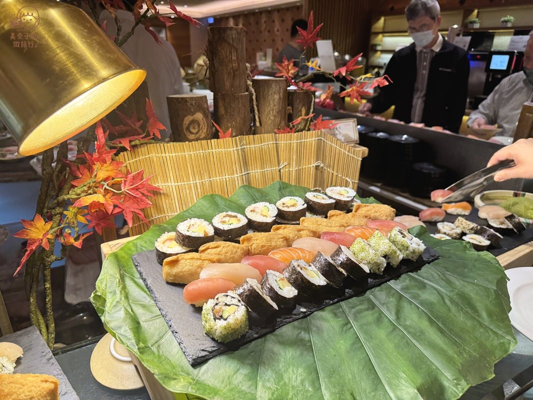 台北大倉久和飯店歐風館吃到飽握壽司