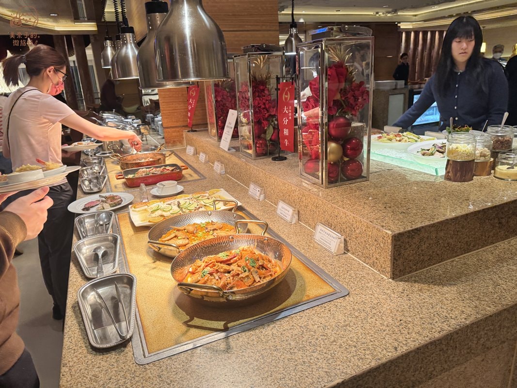 台北大倉久和飯店歐風館吃到飽 異國料理區域