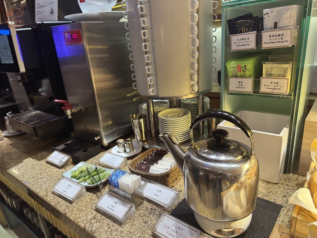 台北大倉久和飯店歐風館吃到飽 茶類無限供應
