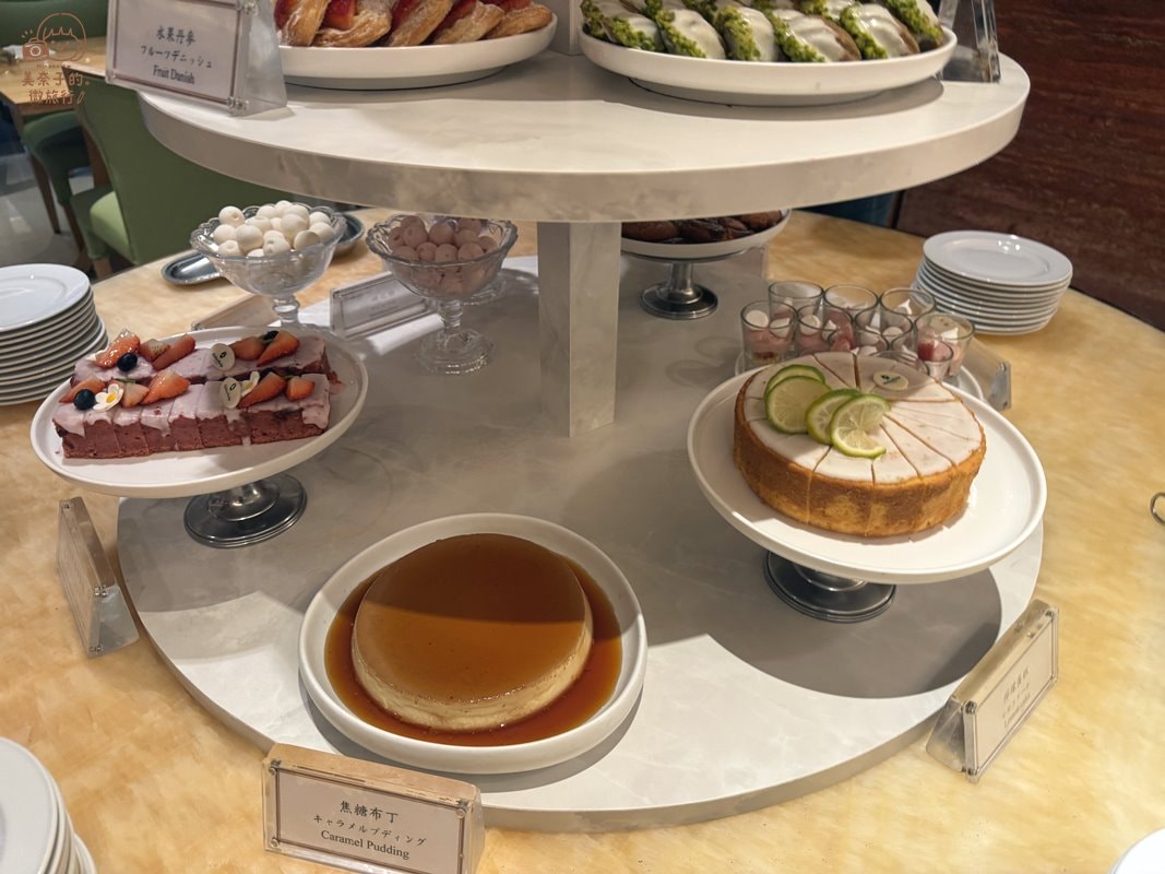 台北大倉久和飯店歐風館吃到飽布丁