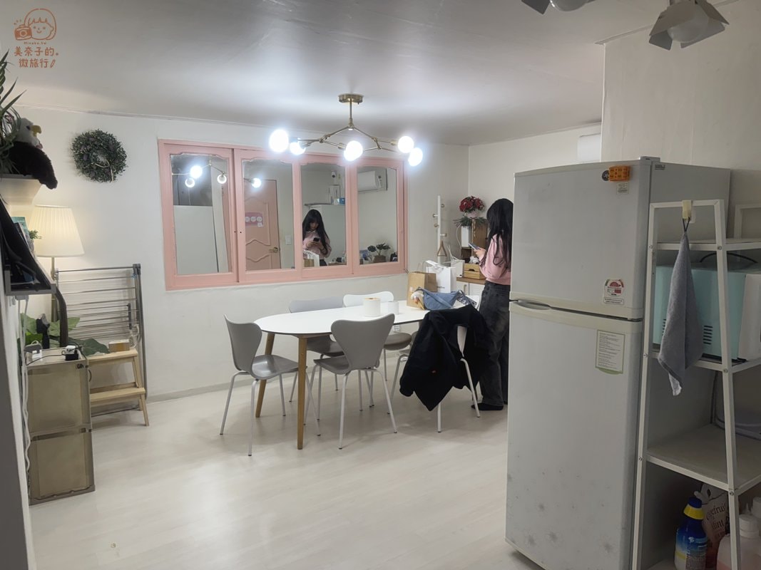 首爾弘大便宜住宿｜YAB Guest House 民宿：廚房