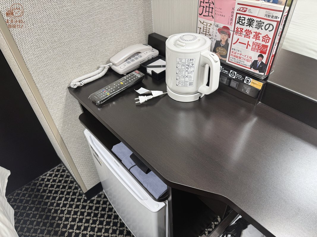 日本福岡住宿 | APA飯店福岡天神西 單人房書桌