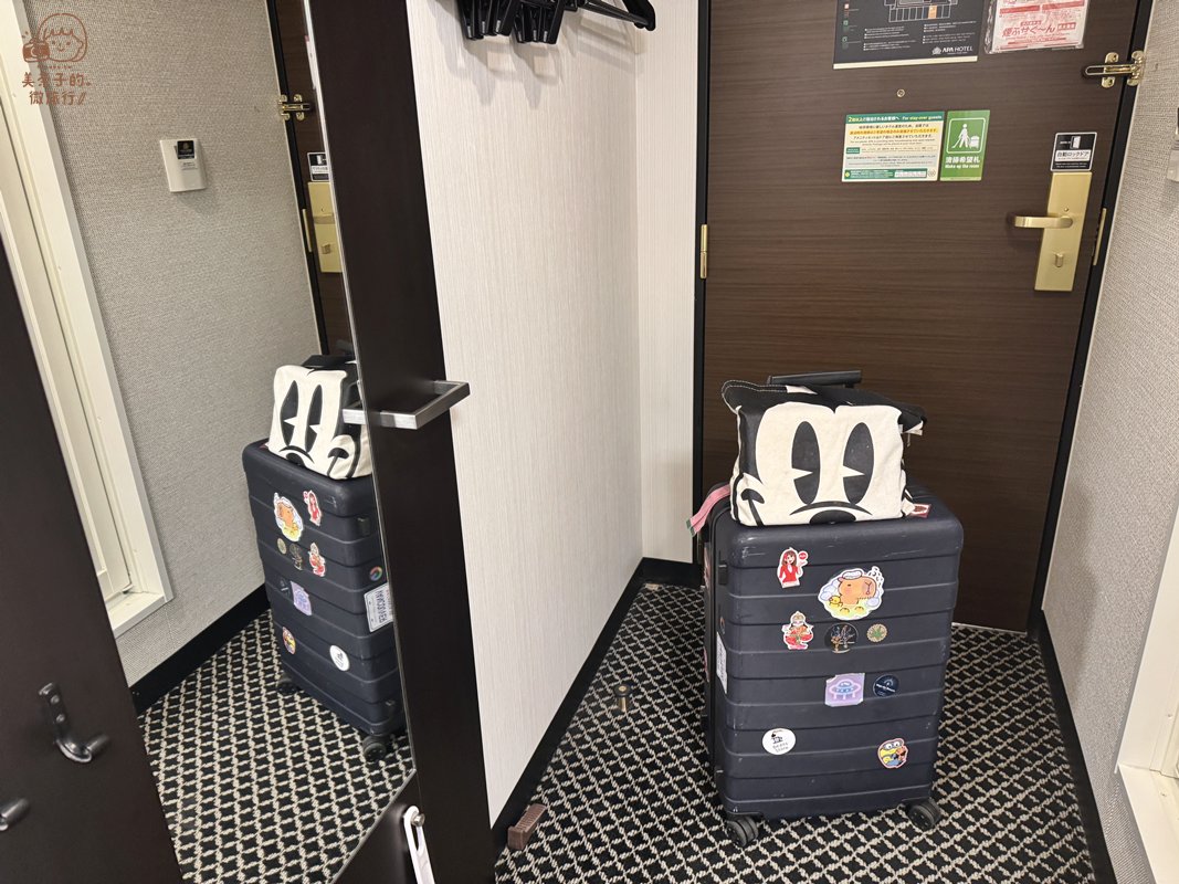 日本福岡住宿 | APA飯店福岡天神西 雙人房門口