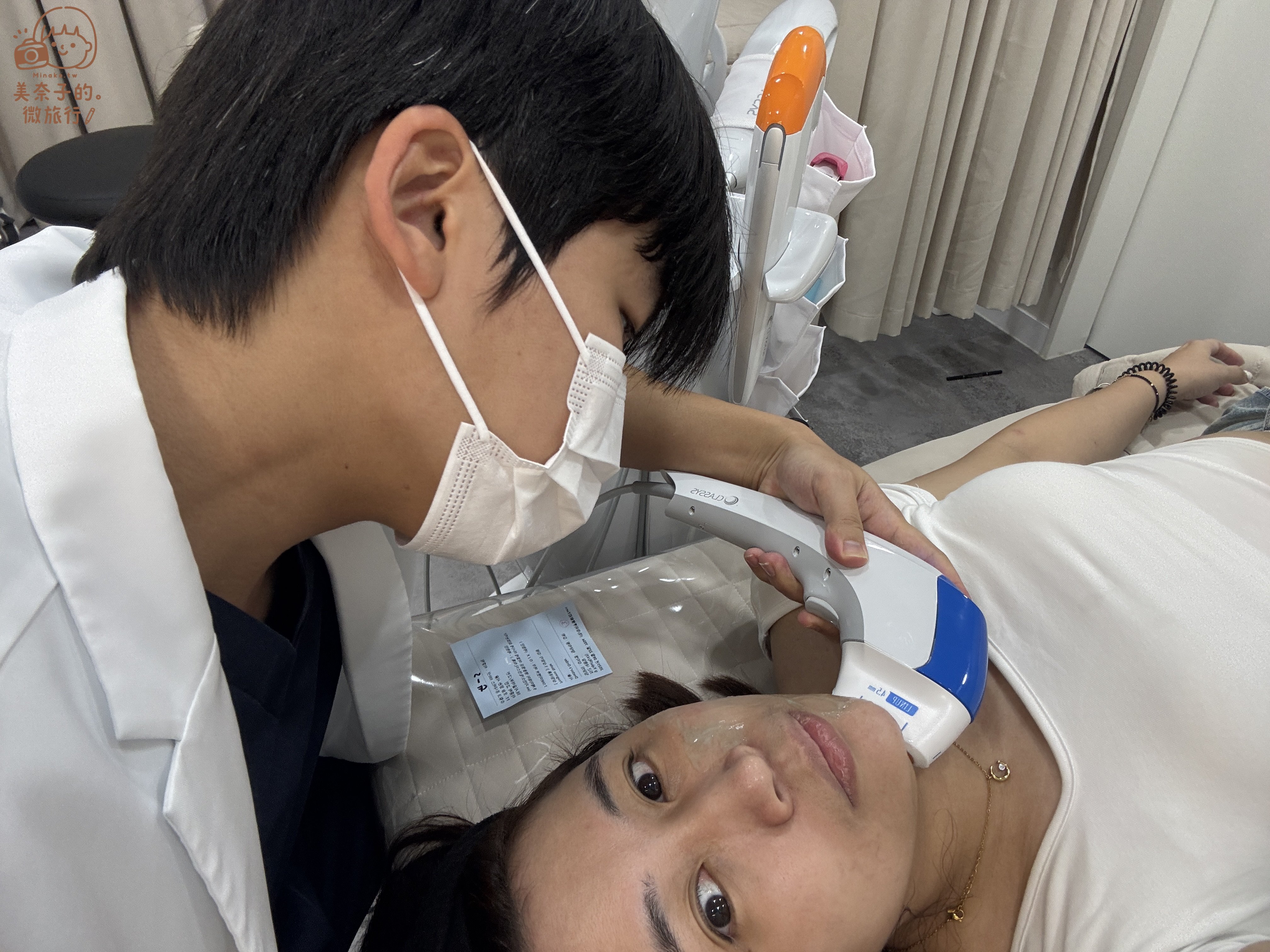 韓國醫美首爾明洞Heyday皮膚科：韓版超聲刀過程