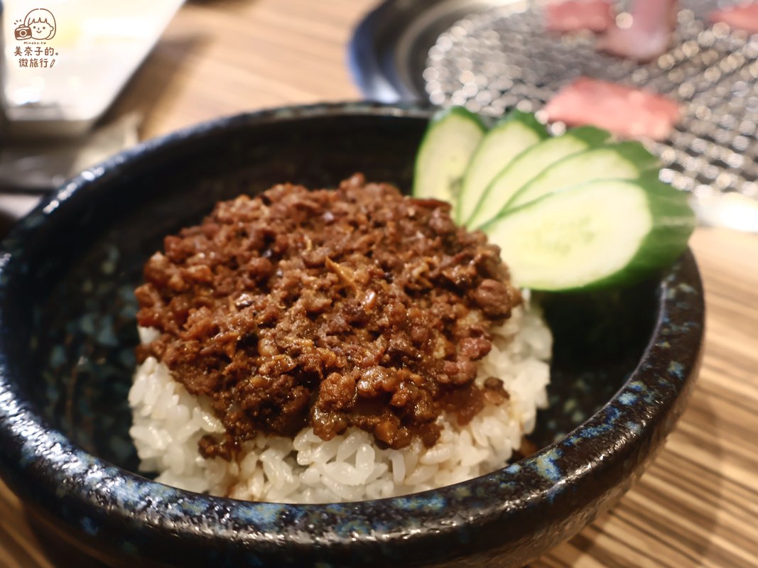 淡水美食Haloé 日式燒肉餐廳肉燥飯