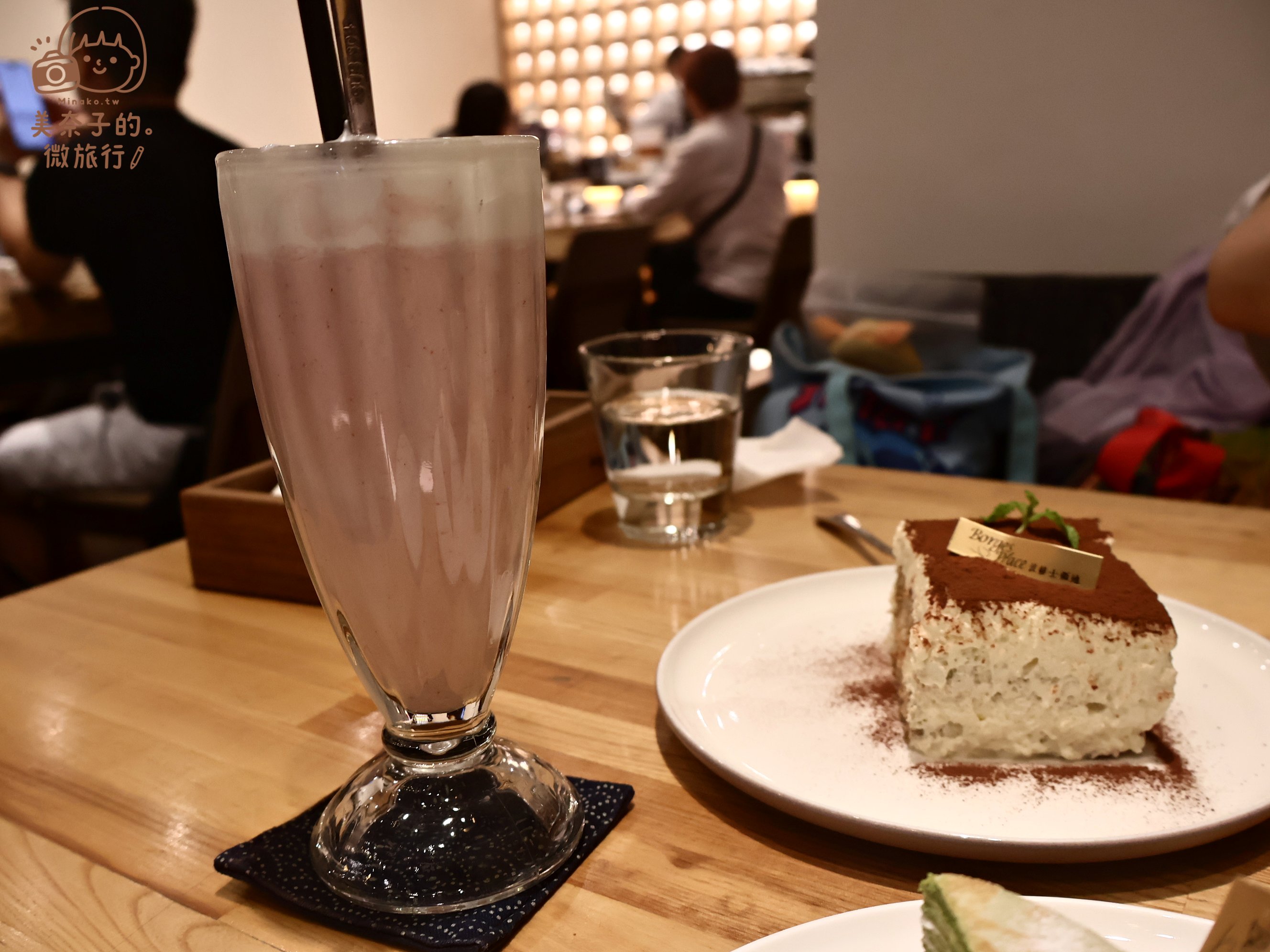 台北美食波赫士領地精品咖啡推薦 #6 草莓優格果昔
