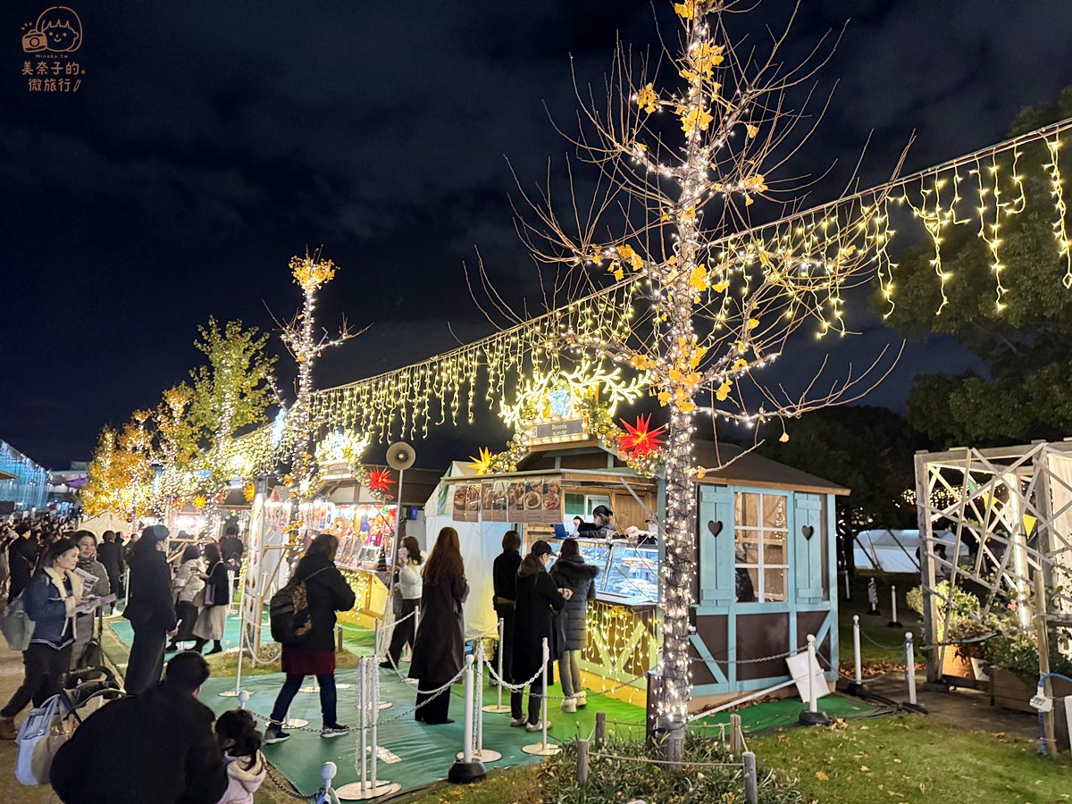 【2025大阪景點】天王寺公園聖誕市集：超浪漫點燈與耶誕小吃