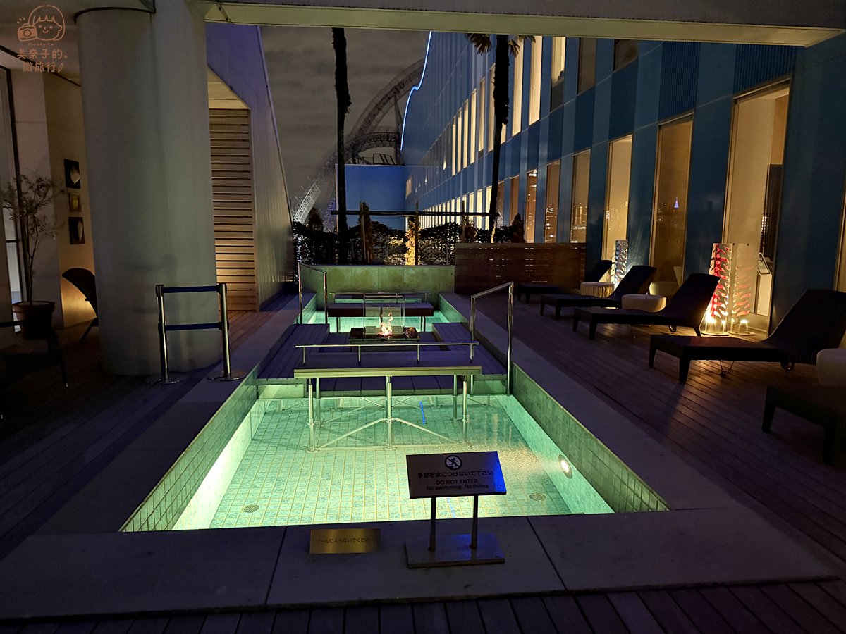 東京溫泉｜巨蛋天然溫泉Spa LaQua戶外 休閒空間
