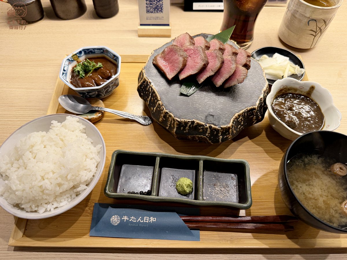 東京美食｜牛舌日和12小時低溫烹調厚切生牛舌燒午餐套餐