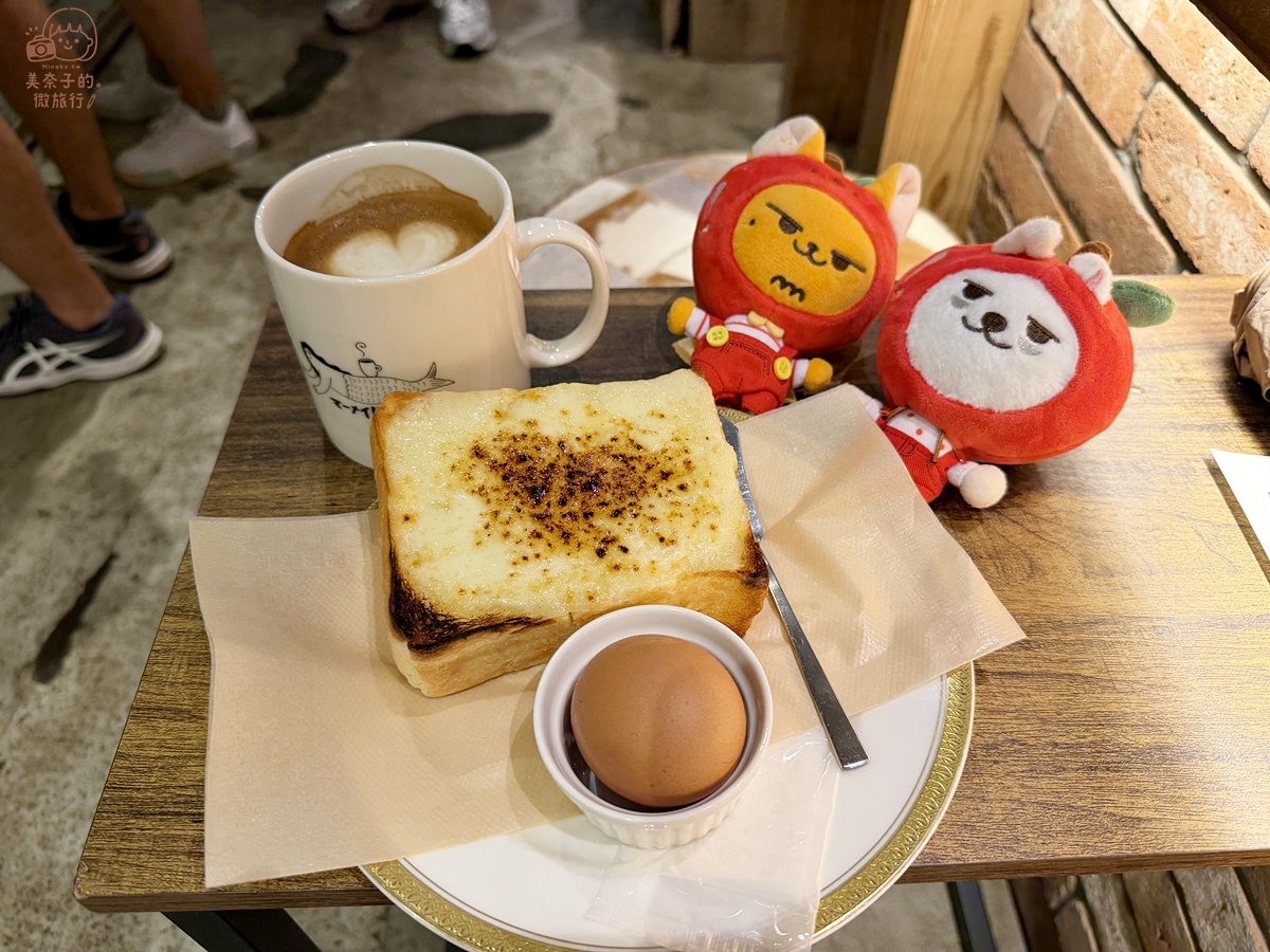 【2026北海道美食】美人魚咖啡(Mermaid Coffee):可以免費試喝各種咖啡豆 - 第16張圖 北海道札幌美人魚咖啡早餐:起司吐司